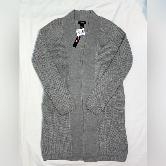 Sleek by R7 Women’s Long Cardigan Sweater - Picture 1 of 8